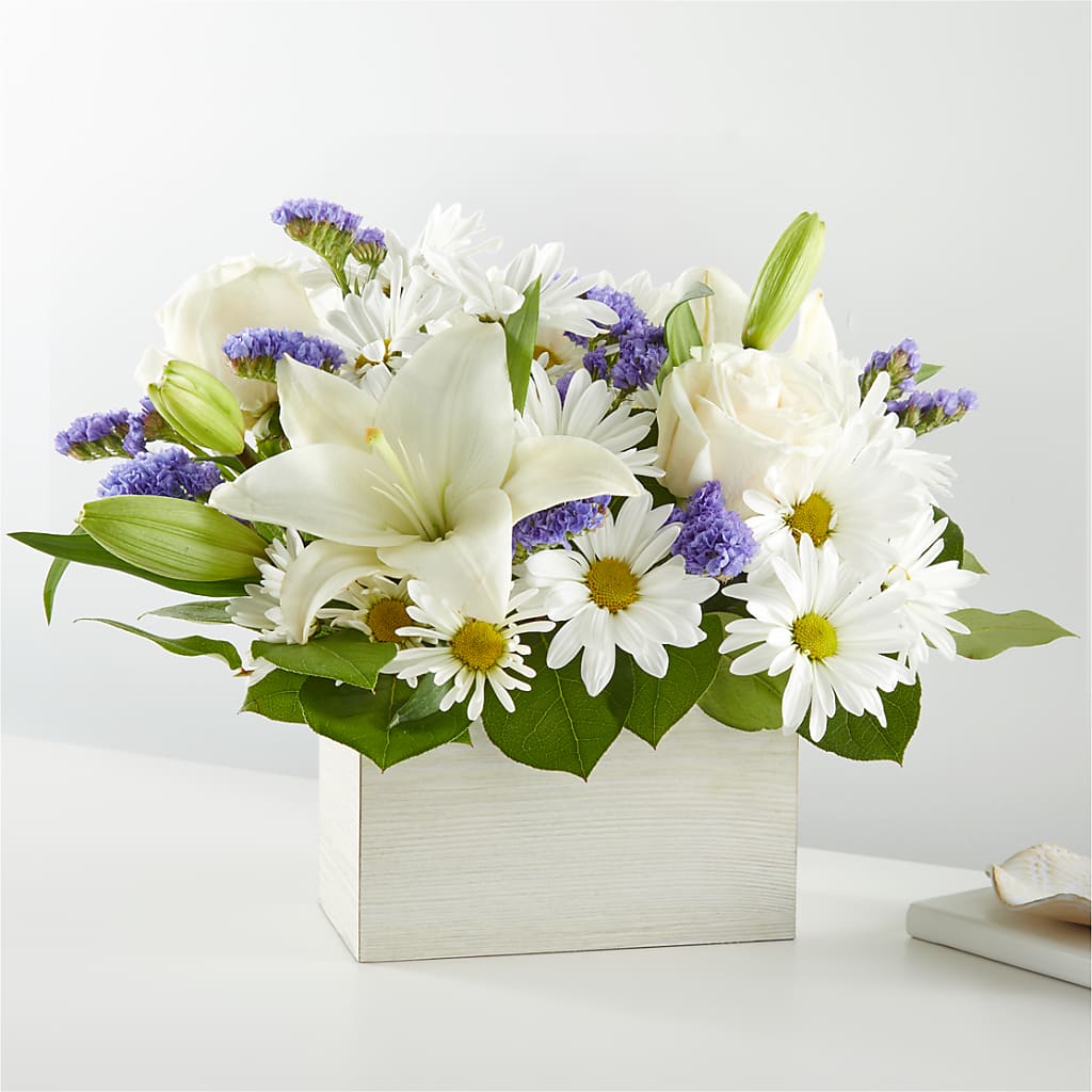 Beyond Blue Box Bouquet – BO'S ACCENT FLOWERS, Middlesboro KY