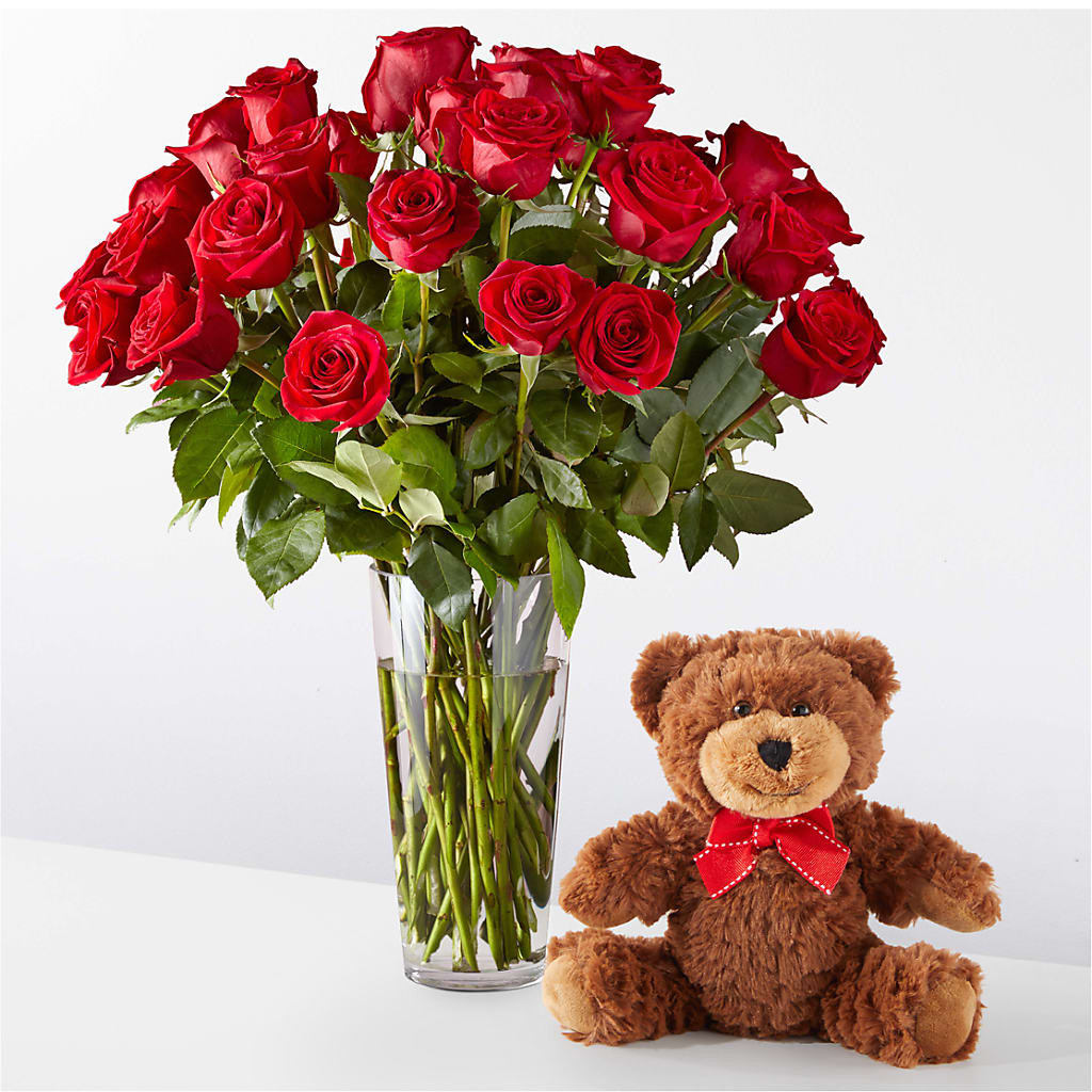 Romantic Long Stem Red Rose Bouquet Bundles – BO'S ACCENT FLOWERS, Middlesboro KY