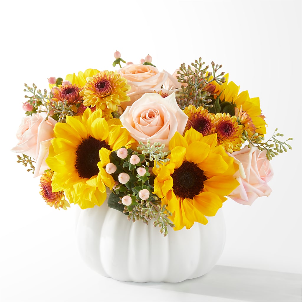 Pumpkin to Talk About Bouquet – BO'S ACCENT FLOWERS, Middlesboro KY