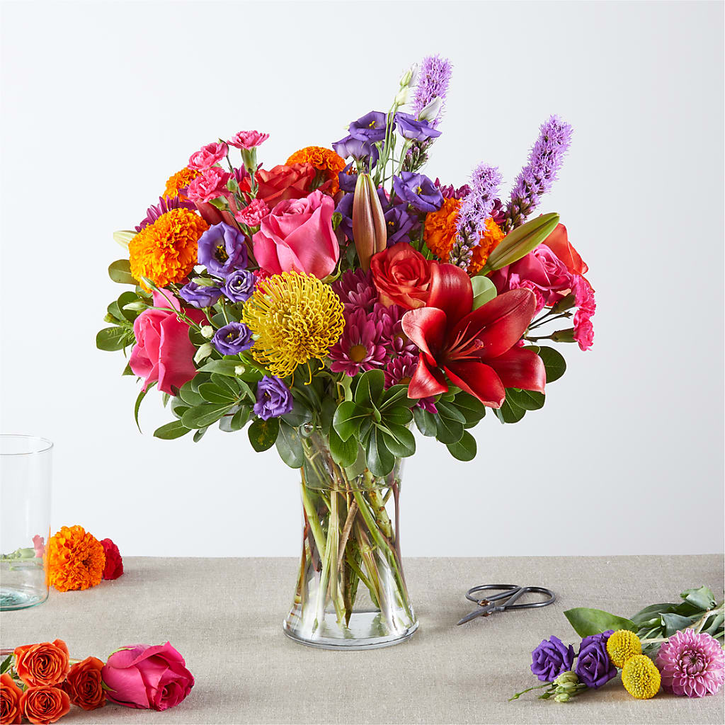 Feast of Color – A Florist Original – BO'S ACCENT FLOWERS, Middlesboro KY