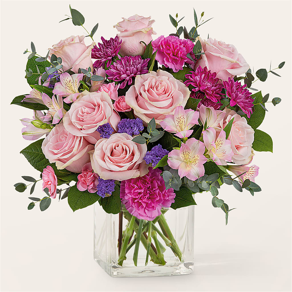 Rosy Radiance Bouquet – BO'S ACCENT FLOWERS, Middlesboro KY