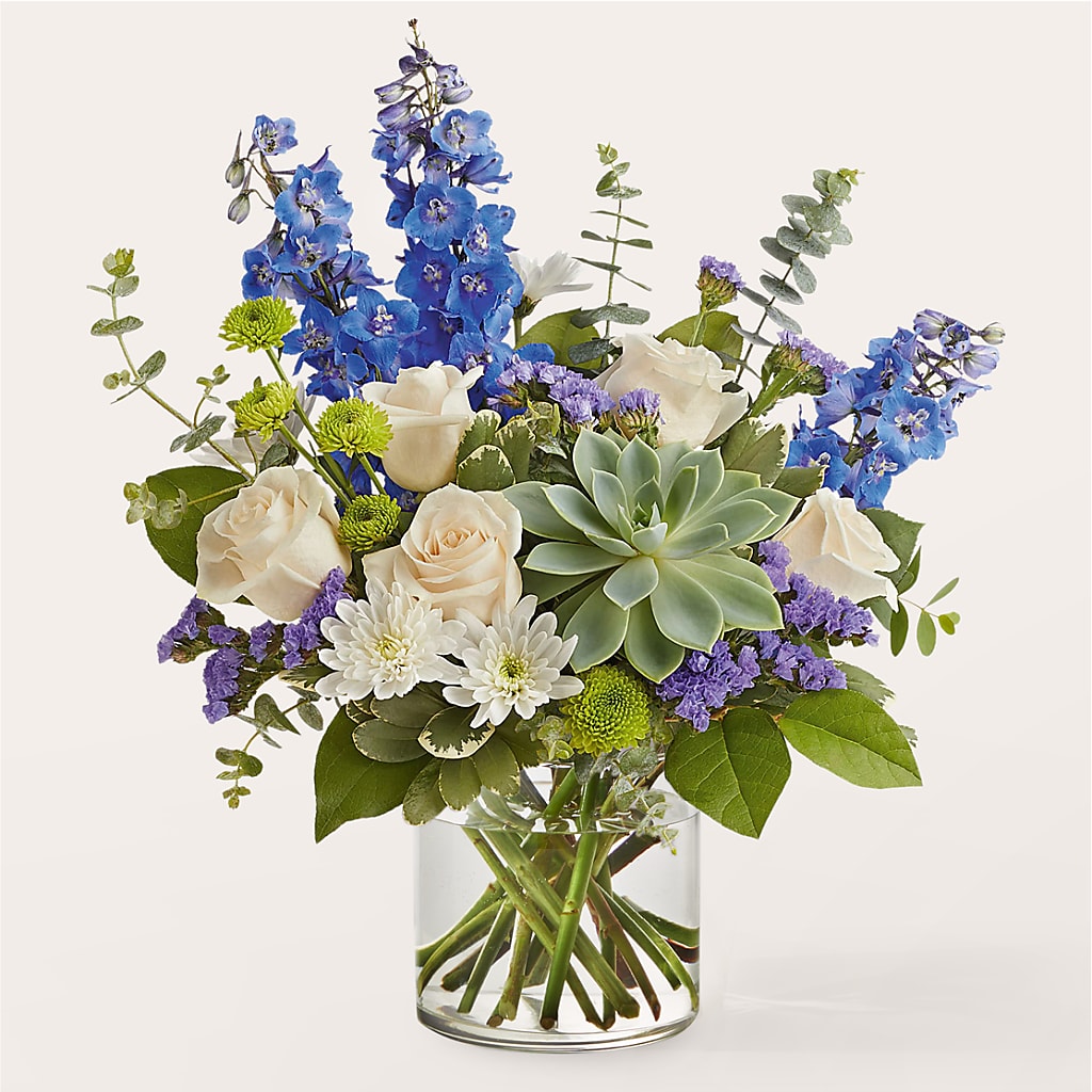 Cerulean Waves Bouquet – BO'S ACCENT FLOWERS, Middlesboro KY