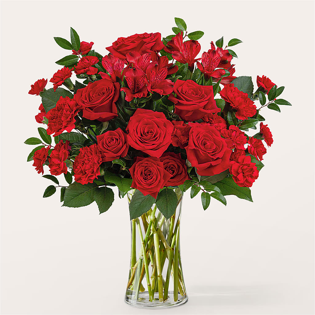 Brilliant Ruby Bouquet – BO'S ACCENT FLOWERS, Middlesboro KY