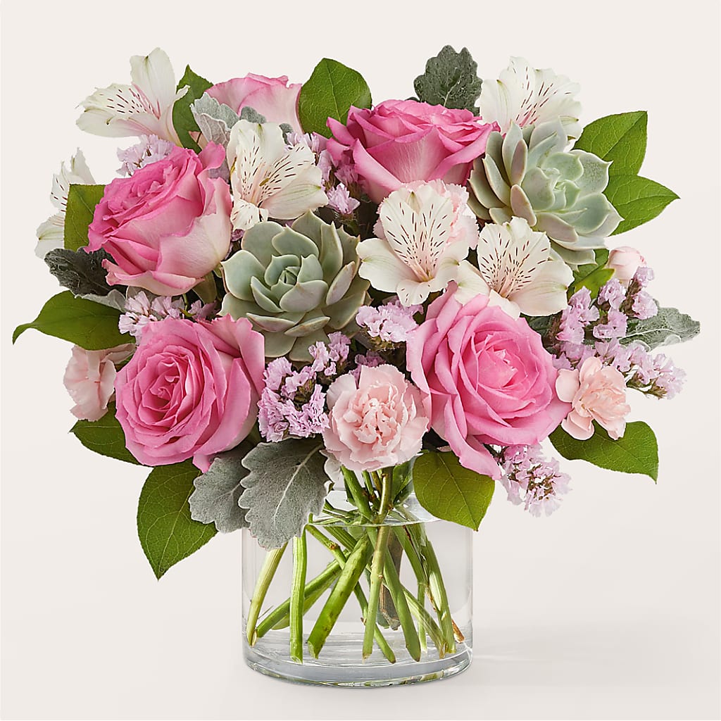 Dusty Rose Bouquet – BO'S ACCENT FLOWERS, Middlesboro KY
