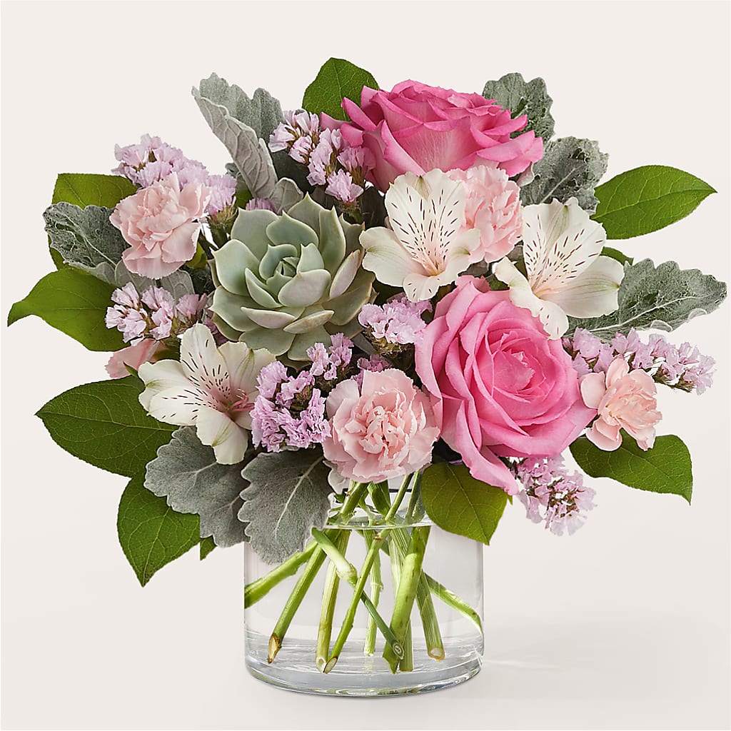 Dusty Rose Bouquet – BO'S ACCENT FLOWERS, Middlesboro KY
