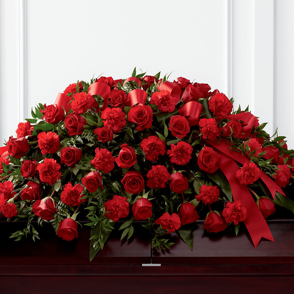 Tribute of Life Casket Spray – BO'S ACCENT FLOWERS, Middlesboro KY