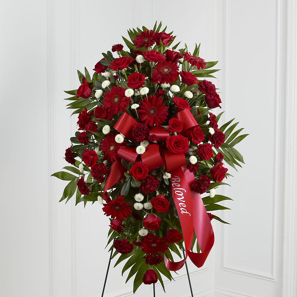 Treasured Memories Standing Spray – BO'S ACCENT FLOWERS, Middlesboro KY