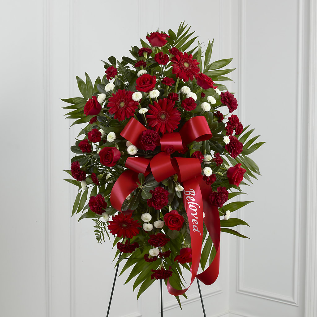 Treasured Memories Standing Spray – BO'S ACCENT FLOWERS, Middlesboro KY