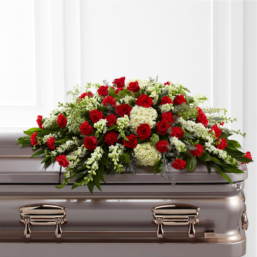 Sincerity Casket Spray – BO'S ACCENT FLOWERS, Middlesboro KY