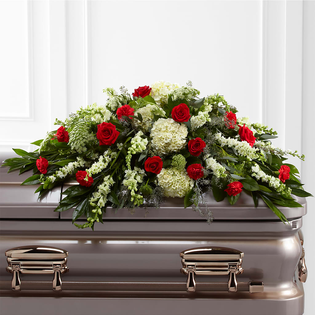 Sincerity Casket Spray – BO'S ACCENT FLOWERS, Middlesboro KY