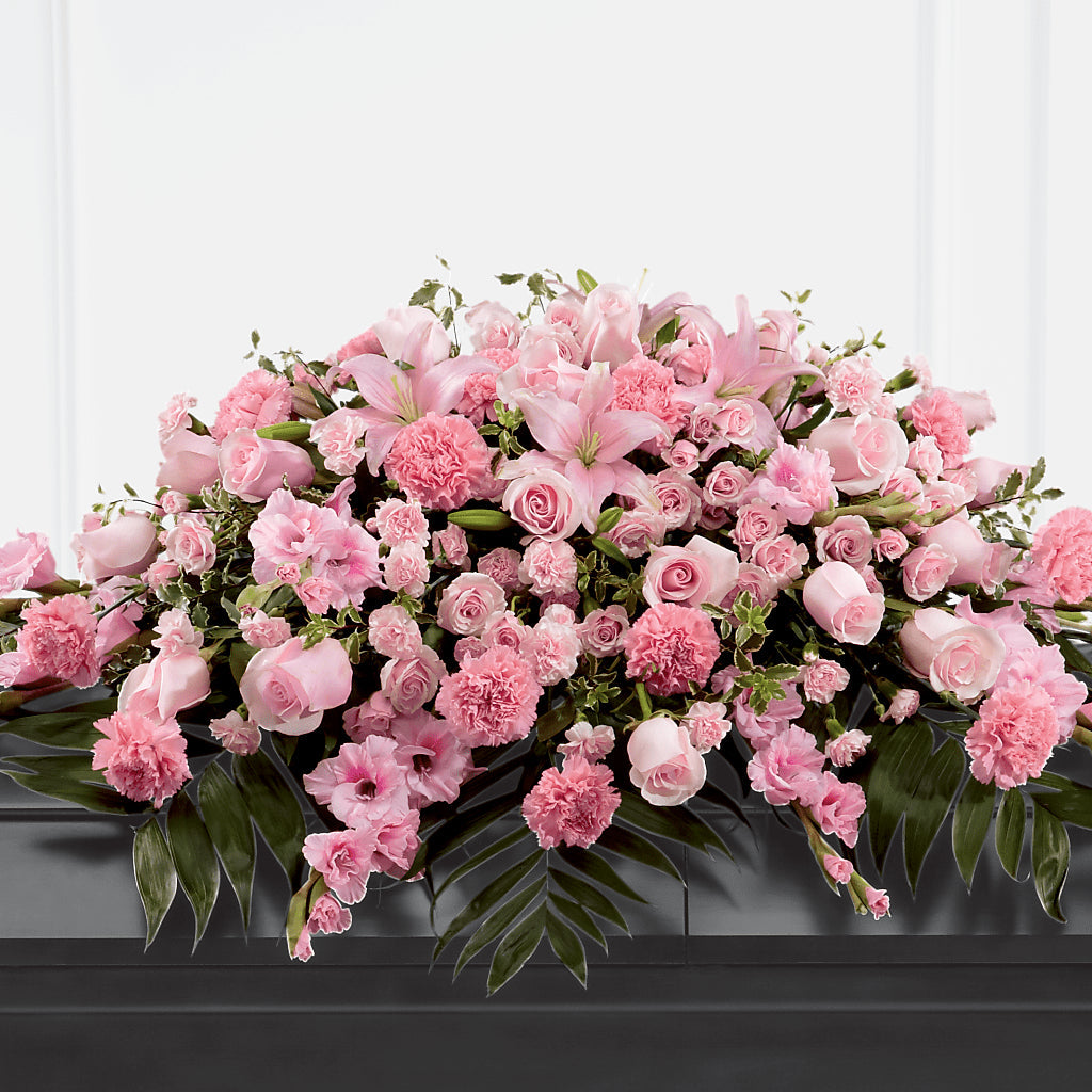 Garden of Comfort Casket Spray (Standard) – BO'S ACCENT FLOWERS, Middlesboro KY