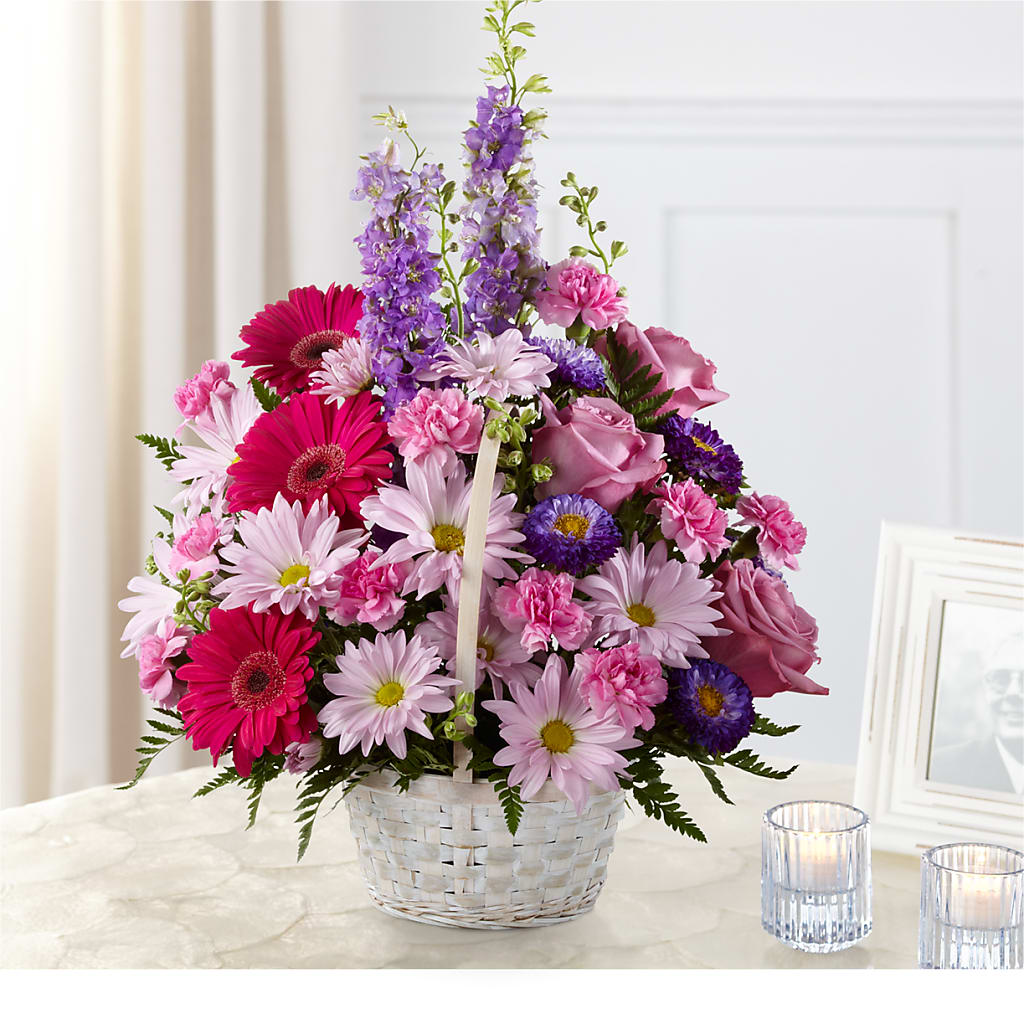 Pastel Peace Basket – BO'S ACCENT FLOWERS, Middlesboro KY