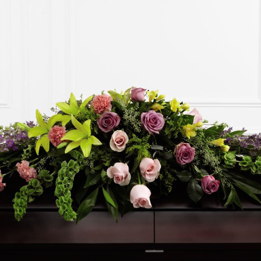 Forever Beloved Casket Spray – BO'S ACCENT FLOWERS, Middlesboro KY