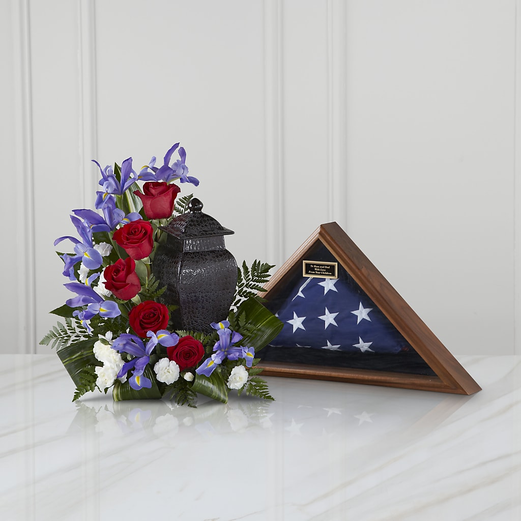 Patriotic Tribute Arrangement – BO'S ACCENT FLOWERS, Middlesboro KY