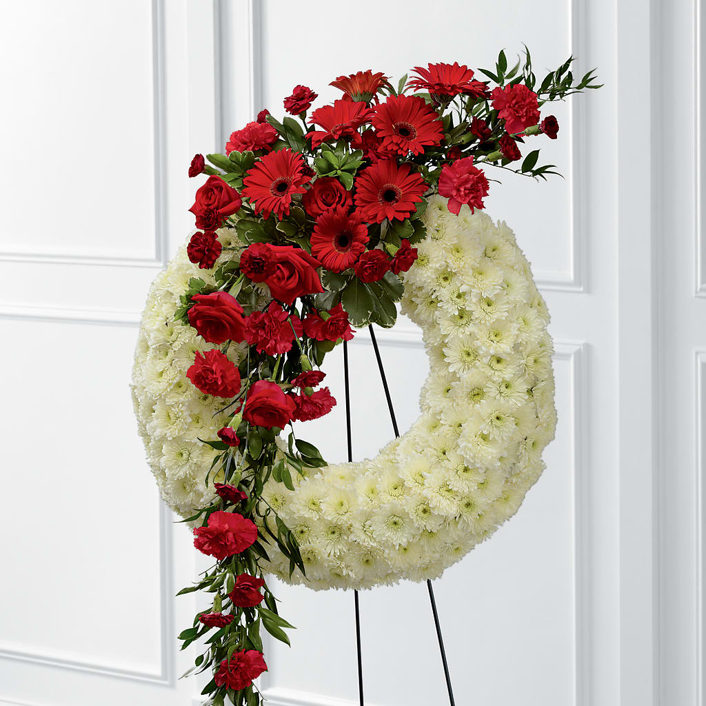 Graceful Tribute Wreath – BO'S ACCENT FLOWERS, Middlesboro KY
