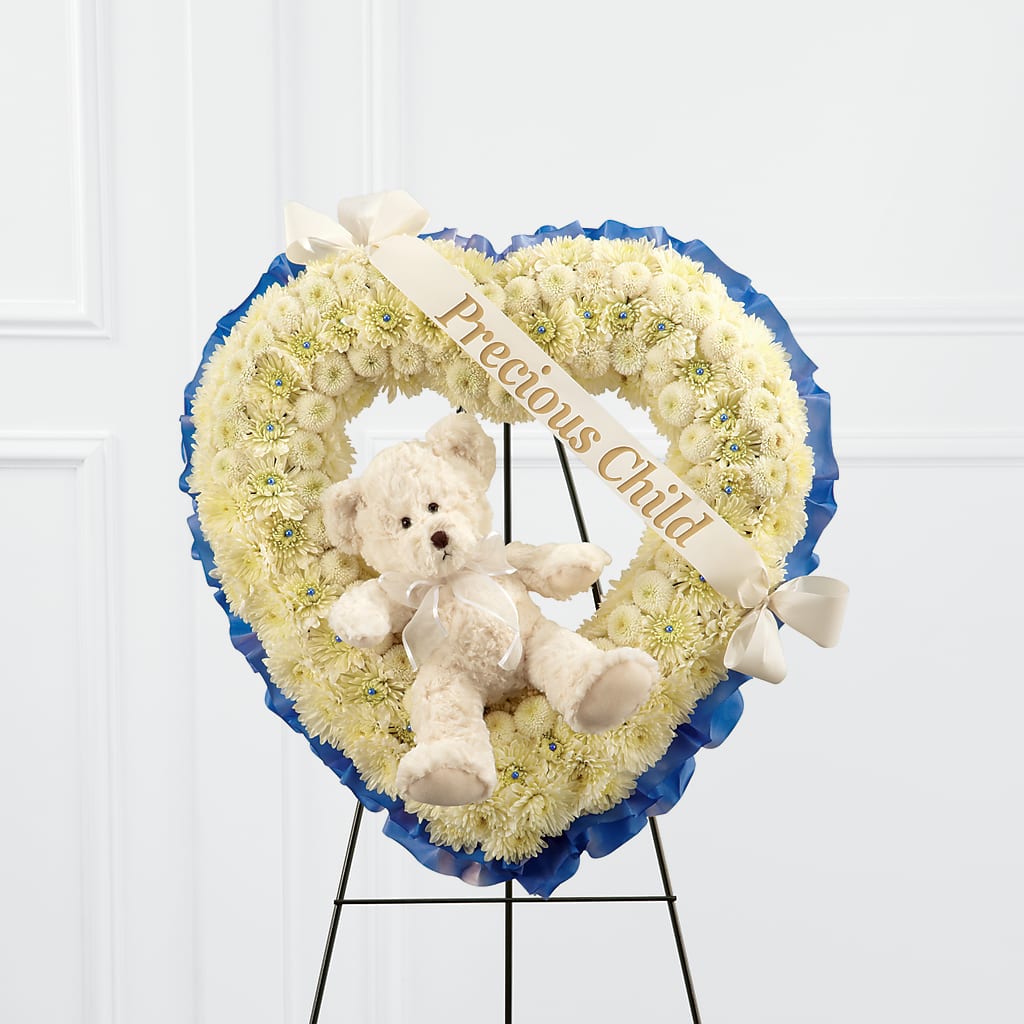 Precious Child Standing Heart – BO'S ACCENT FLOWERS, Middlesboro KY