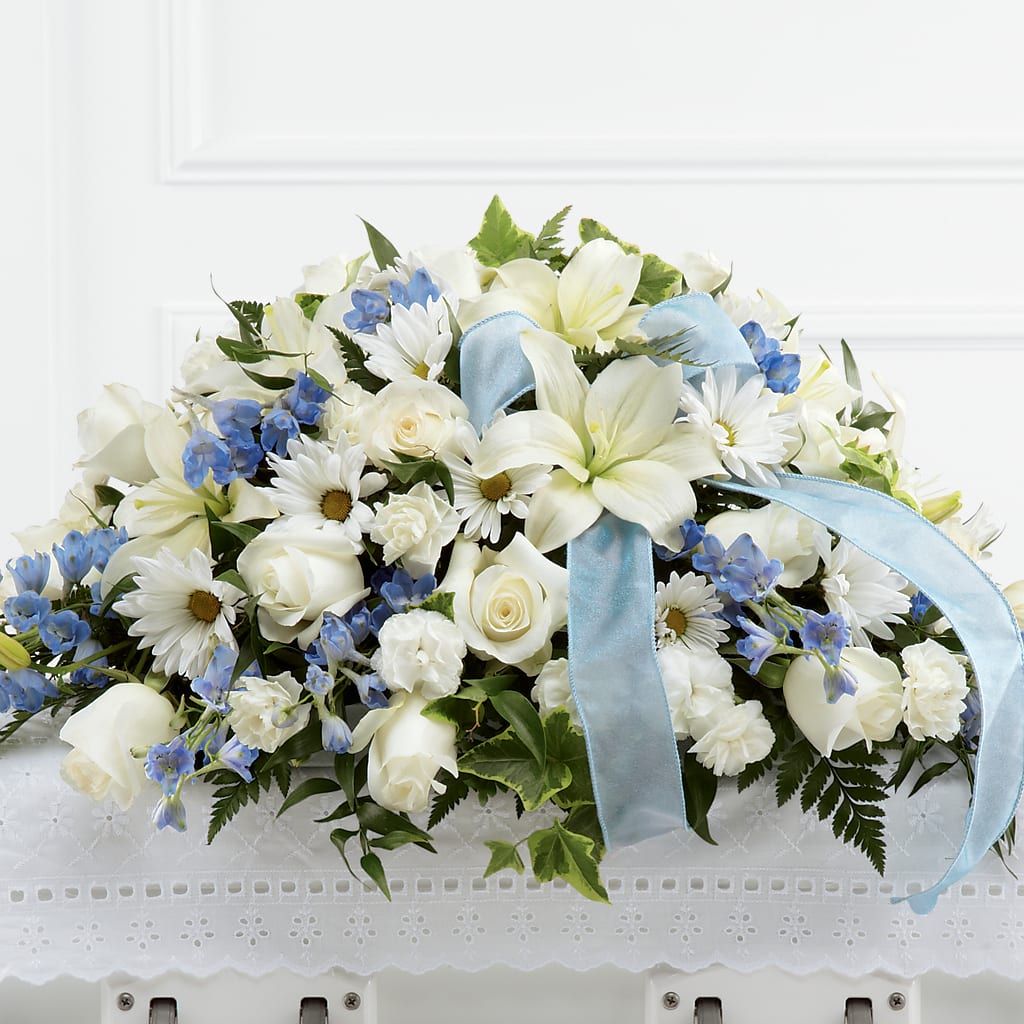 Tender Treasure Casket Spray – BO'S ACCENT FLOWERS, Middlesboro KY