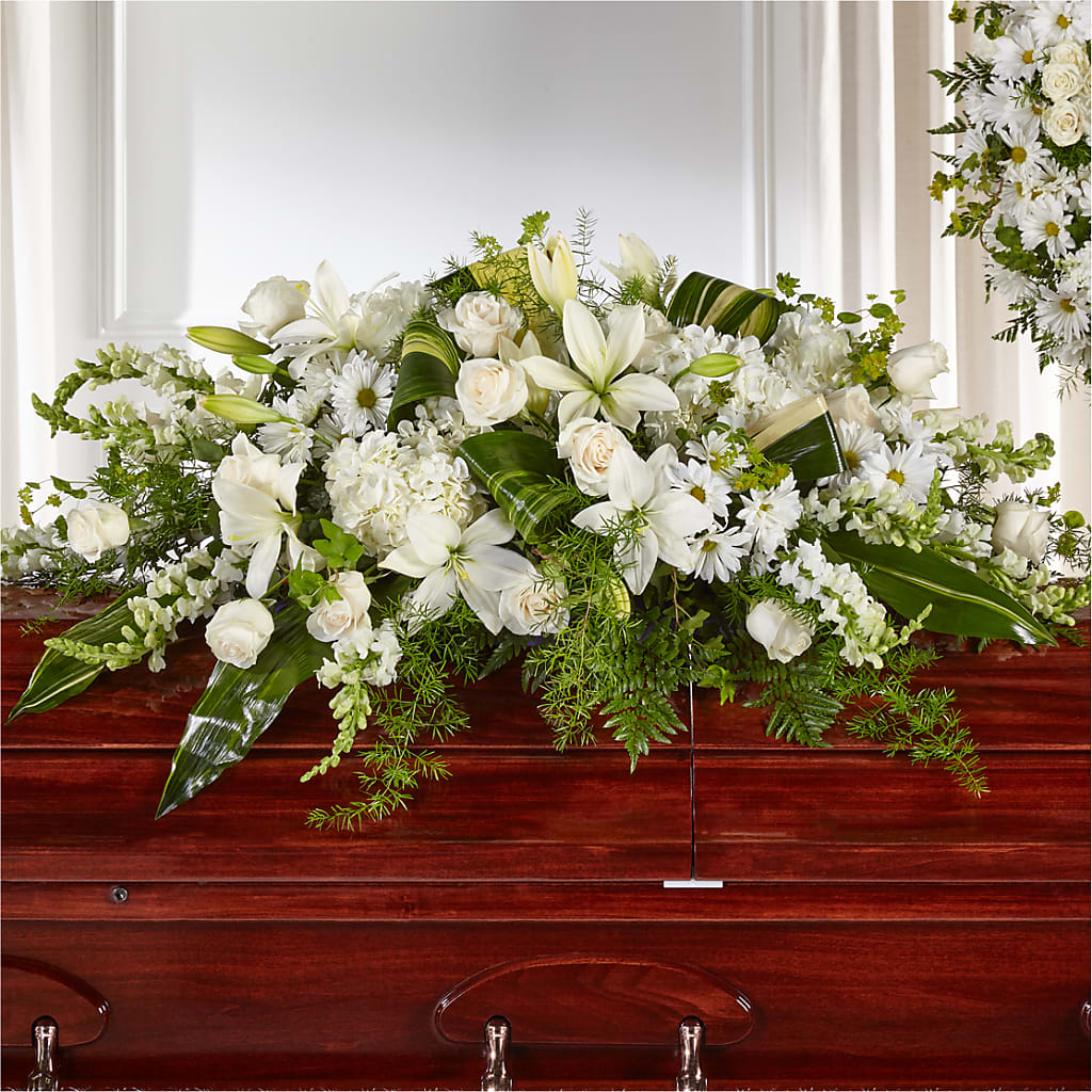 Abundance Casket Spray – BO'S ACCENT FLOWERS, Middlesboro KY