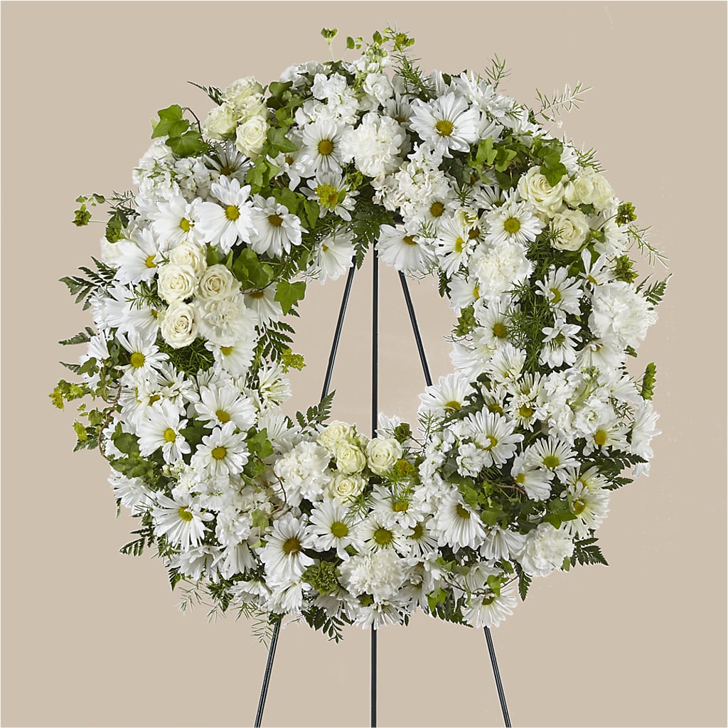 Faithful Wishes Wreath – BO'S ACCENT FLOWERS, Middlesboro KY