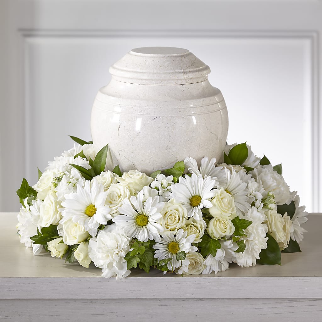 Ivory Gardens Cremation Adornment – BO'S ACCENT FLOWERS, Middlesboro KY
