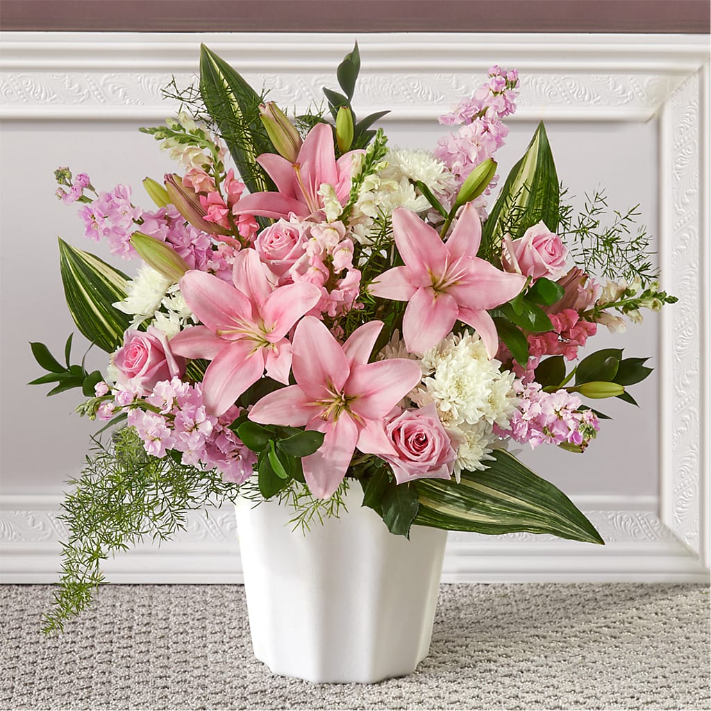 Simply Serene Floor Basket – BO'S ACCENT FLOWERS, Middlesboro KY