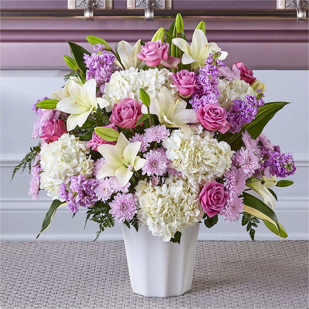 Heaven Sent Floor Basket – BO'S ACCENT FLOWERS, Middlesboro KY