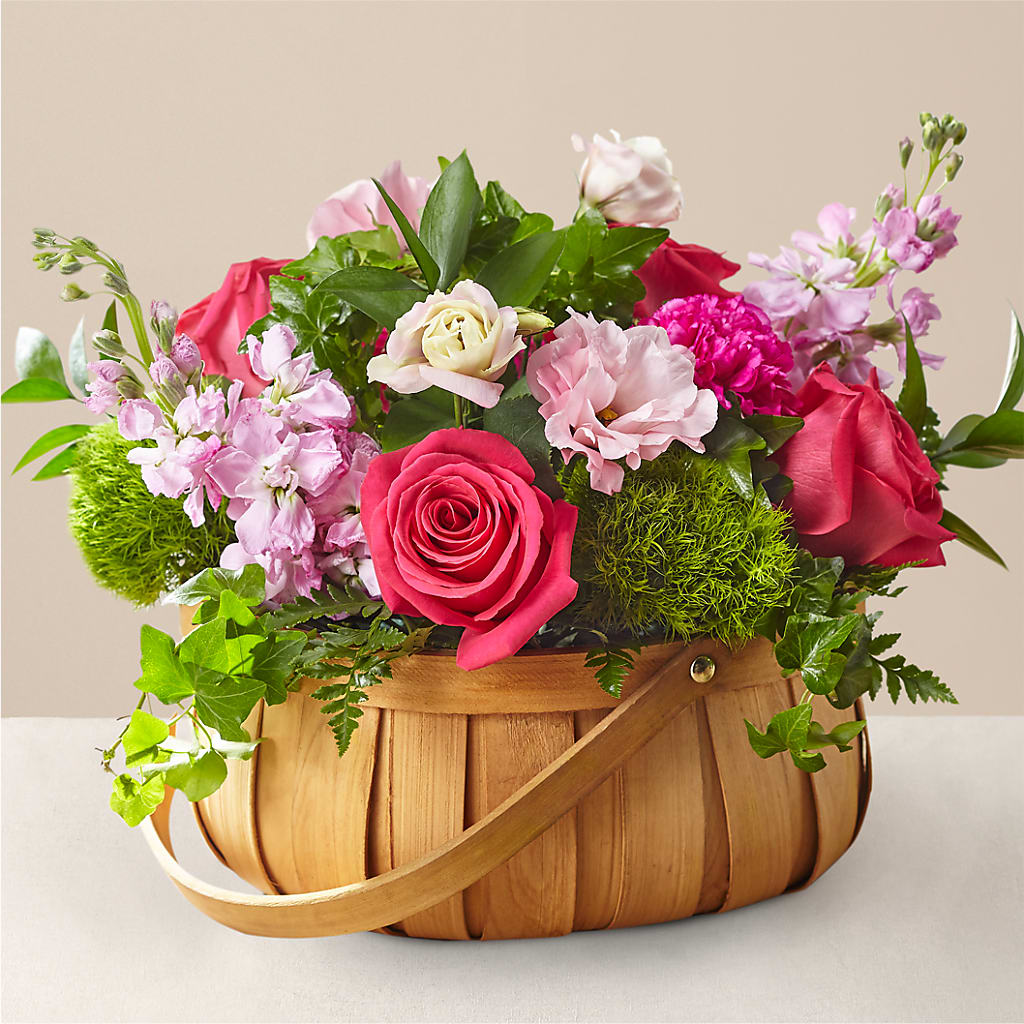 Radiance in Bloom Basket – BO'S ACCENT FLOWERS, Middlesboro KY