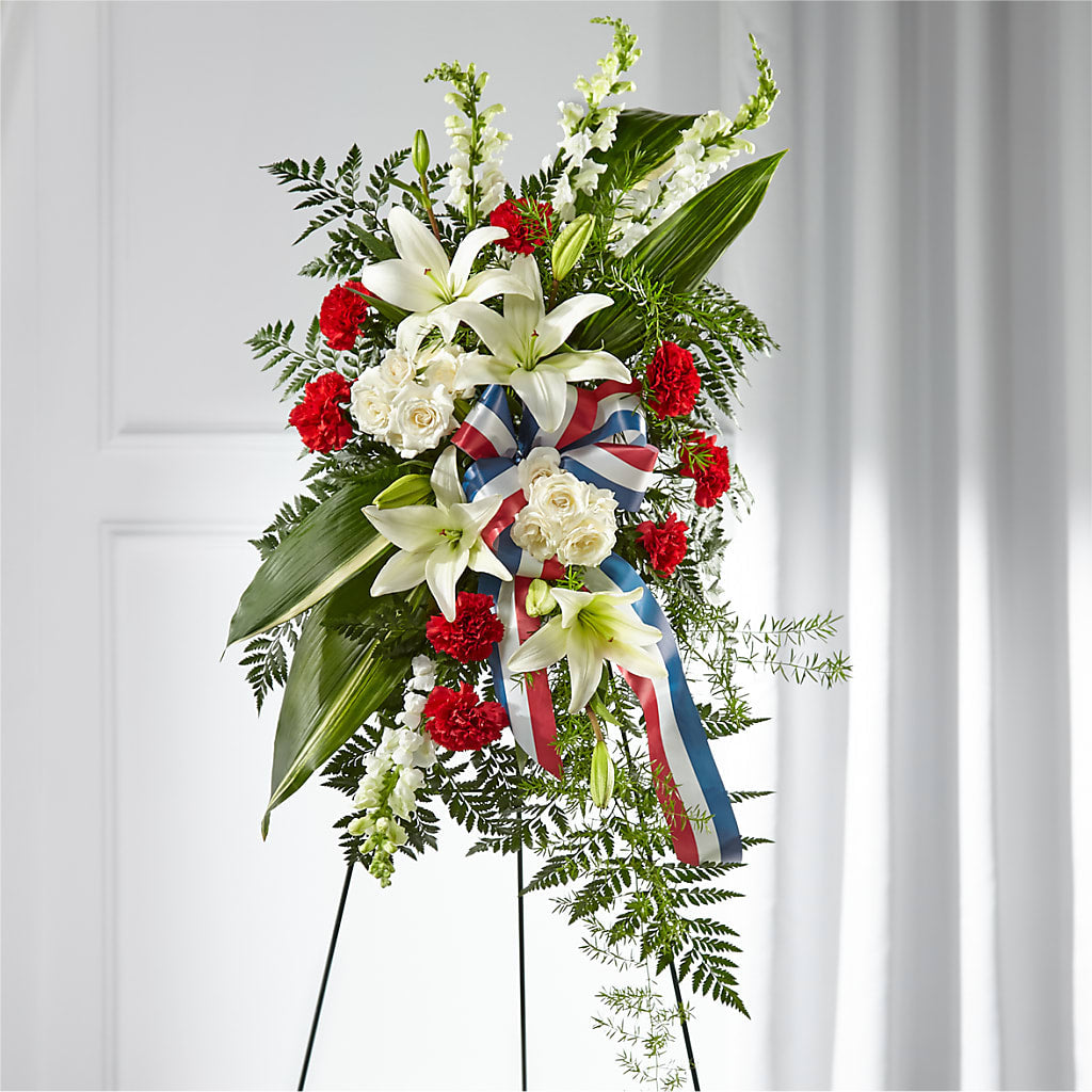 Stars of Life Standing Spray – BO'S ACCENT FLOWERS, Middlesboro KY