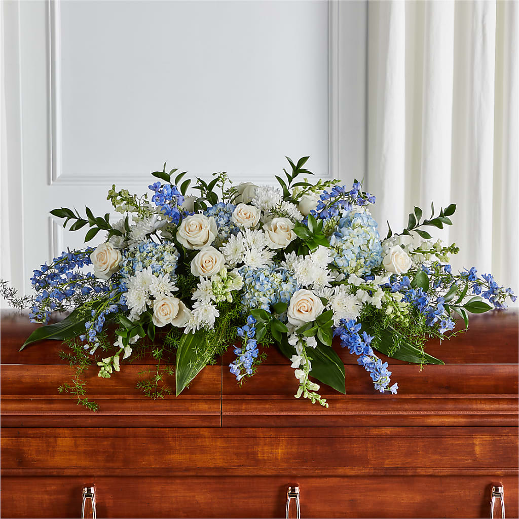 Timeless Essence Casket Spray – BO'S ACCENT FLOWERS, Middlesboro KY