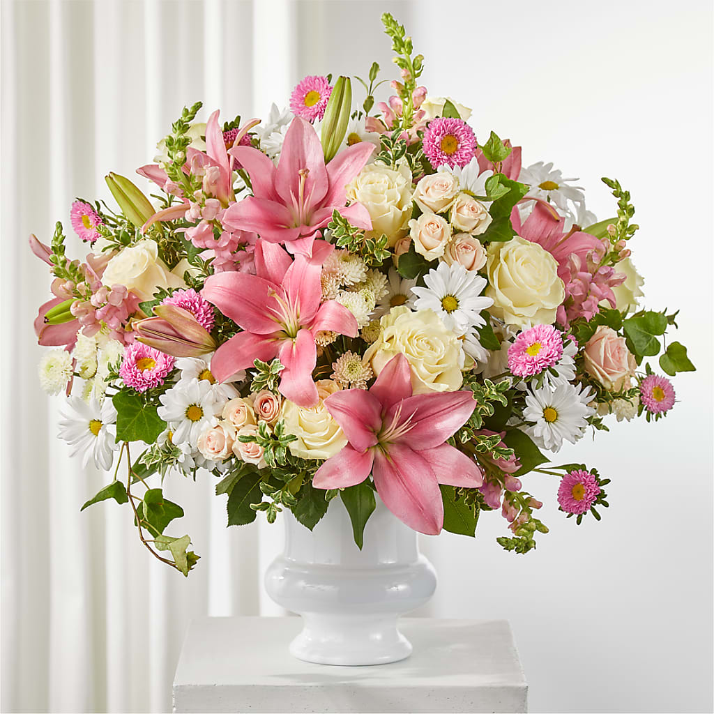 Empathetic Blooms Urn Arrangement – BO'S ACCENT FLOWERS, Middlesboro KY