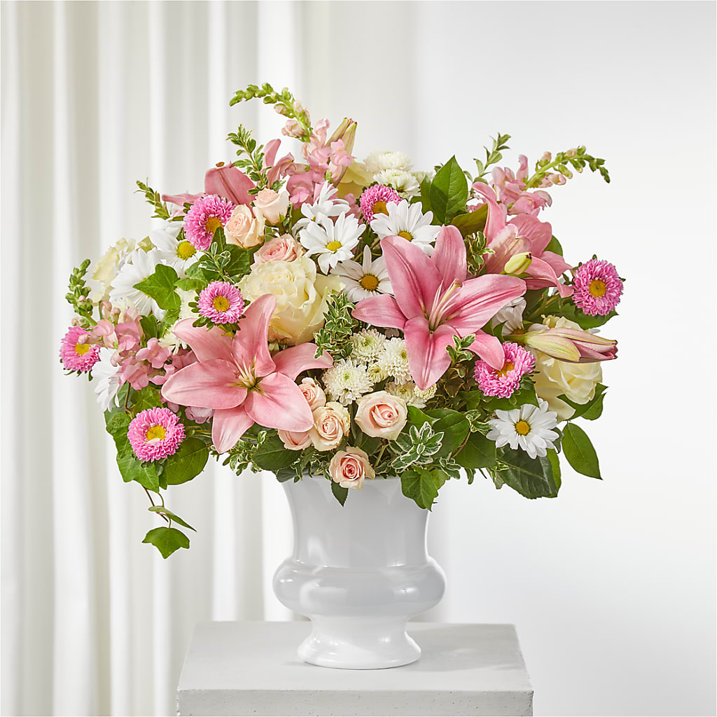 Empathetic Blooms Urn Arrangement – BO'S ACCENT FLOWERS, Middlesboro KY