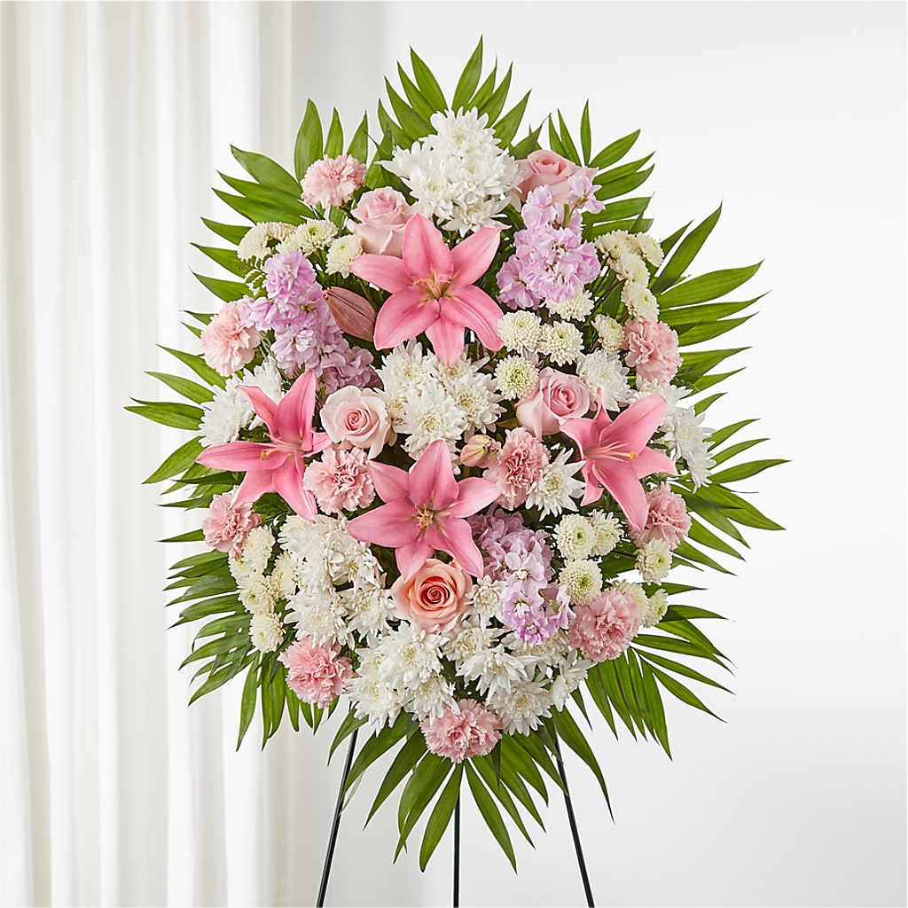 Offering Solace Standing Spray – BO'S ACCENT FLOWERS, Middlesboro KY