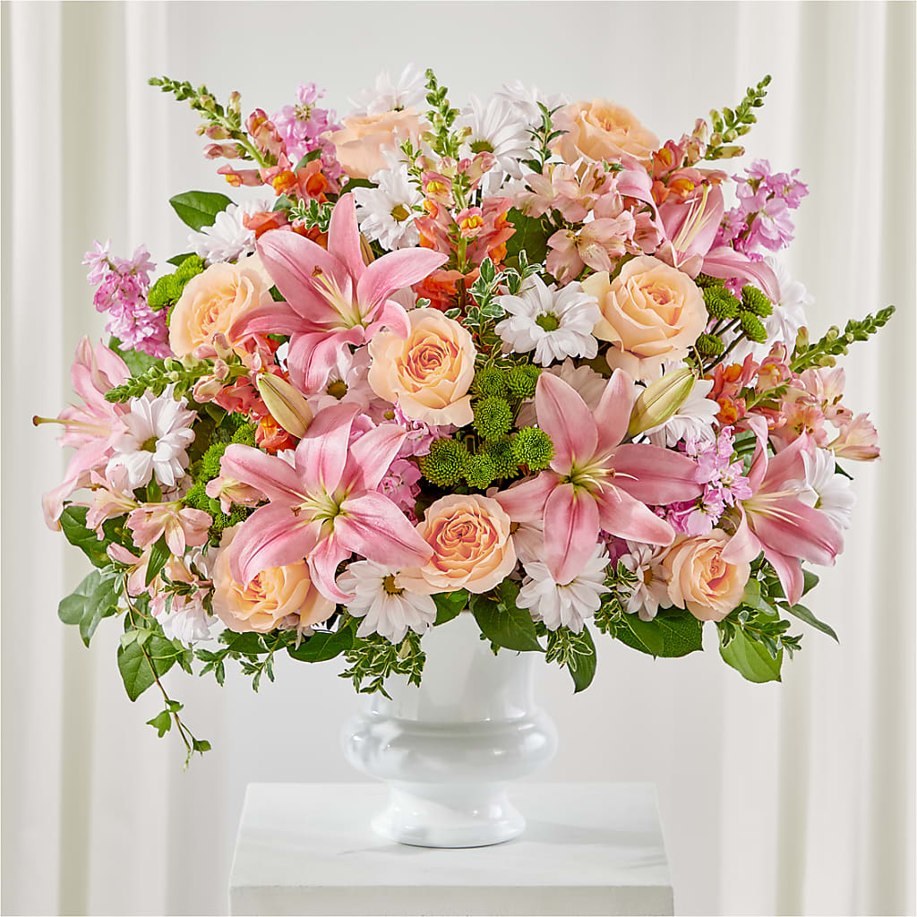 Heartfelt Gesture Urn Arrangement – BO'S ACCENT FLOWERS, Middlesboro KY