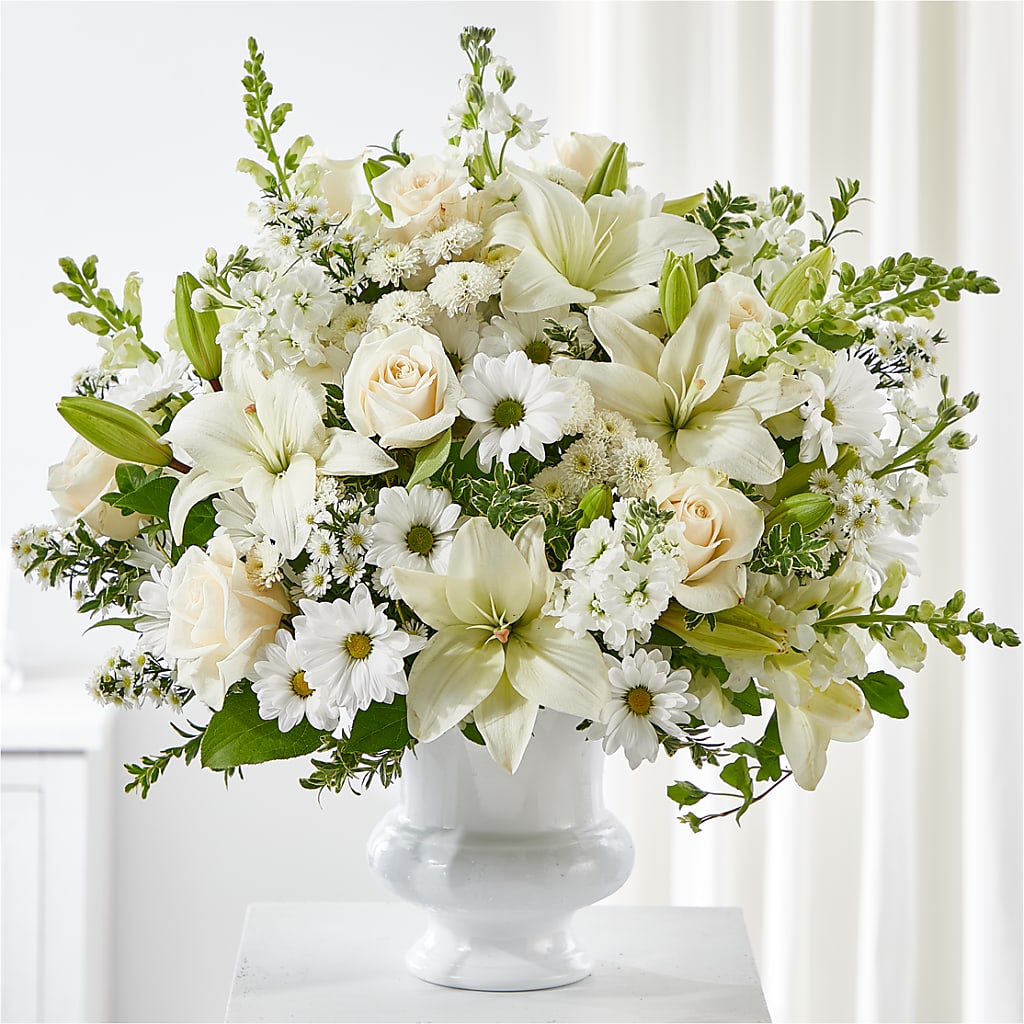 Uplifting Urn Arrangement – BO'S ACCENT FLOWERS, Middlesboro KY