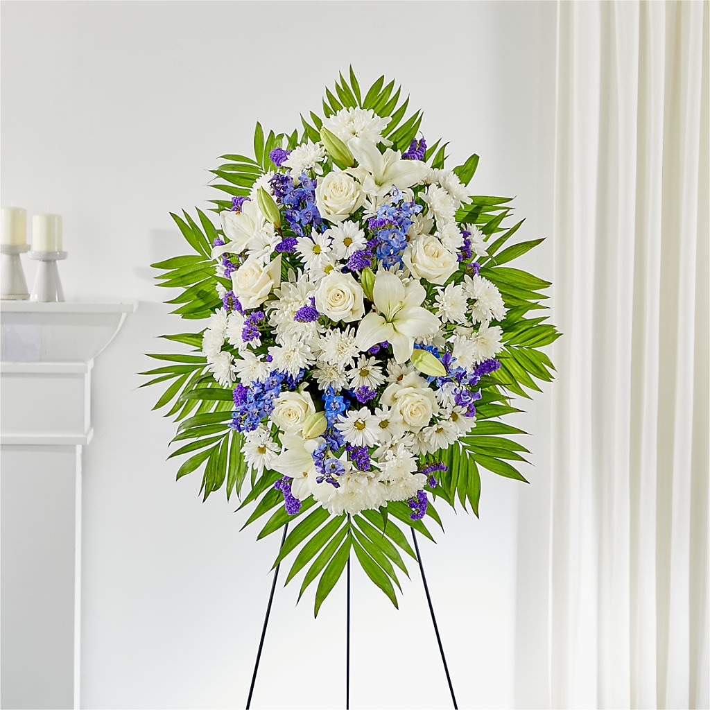 At Rest Standing Spray – BO'S ACCENT FLOWERS, Middlesboro KY
