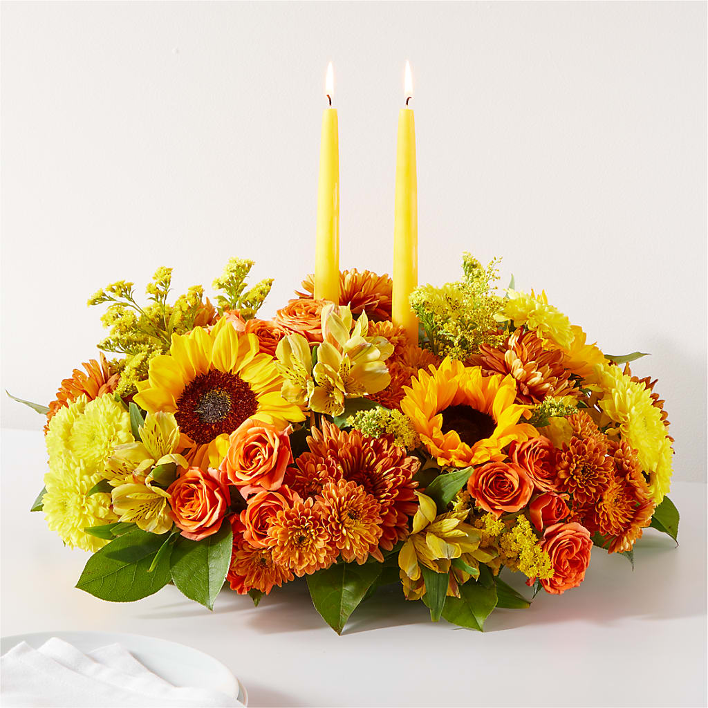 Autumn Harmony Centerpiece – BO'S ACCENT FLOWERS, Middlesboro KY