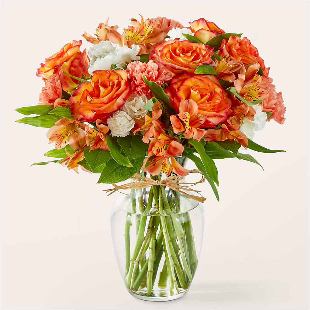 Apricot Glow Bouquet – BO'S ACCENT FLOWERS, Middlesboro KY