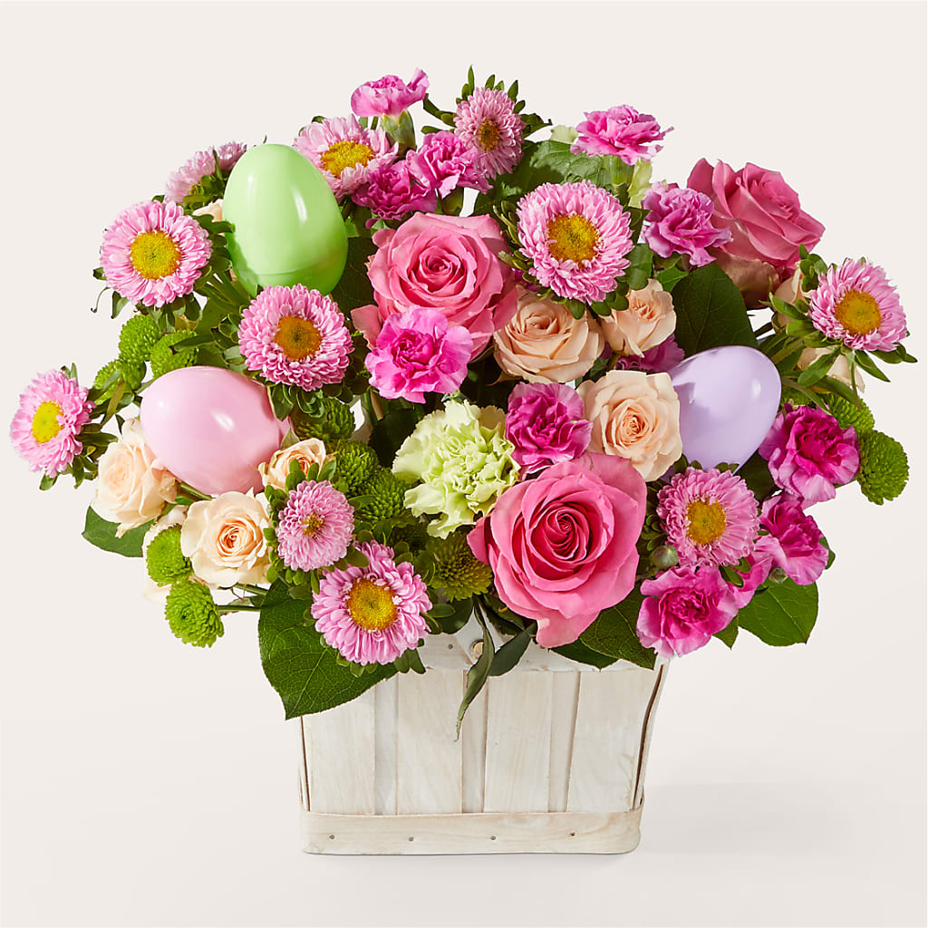 Get Eggcited Basket – BO'S ACCENT FLOWERS, Middlesboro KY