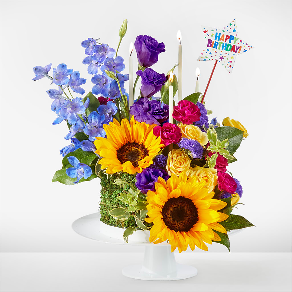 Star of the Day Floral Cake – BO'S ACCENT FLOWERS, Middlesboro KY