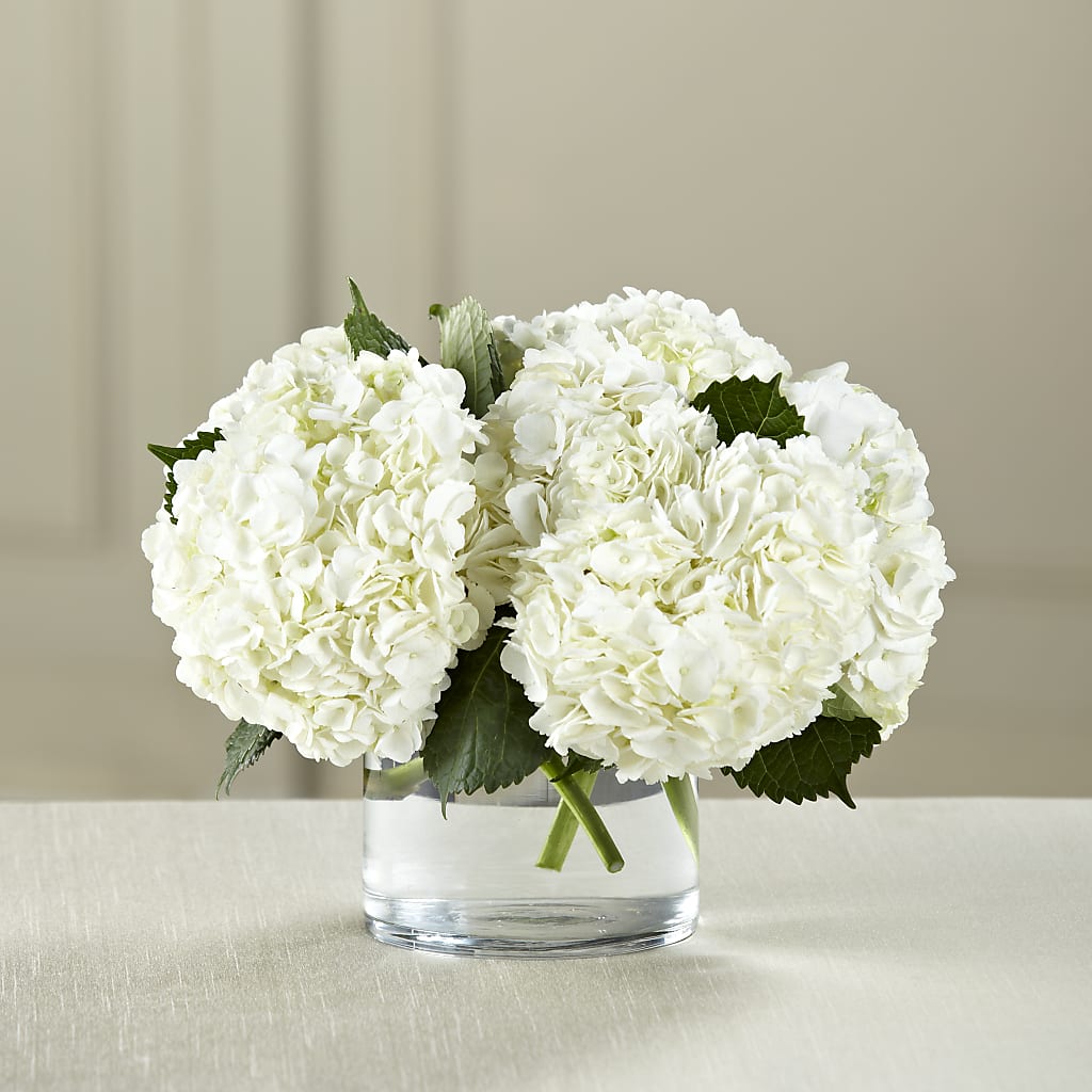 White Hydrangea Bouquet – BO'S ACCENT FLOWERS, Middlesboro KY