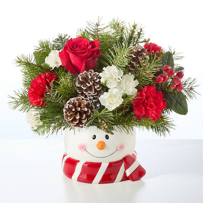 Jolly Snowman Bouquet – BO'S ACCENT FLOWERS, Middlesboro KY