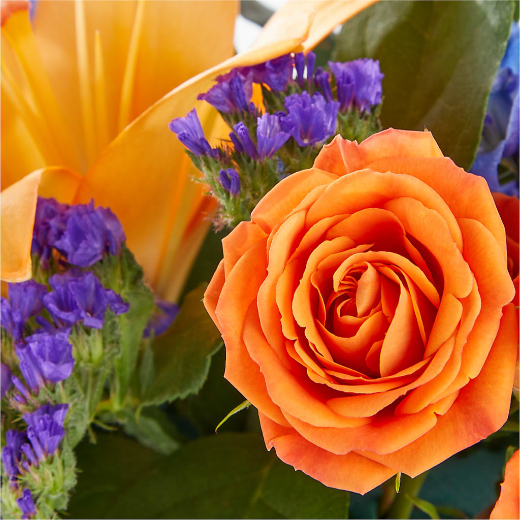 Radiant Citrus Box Bouquet – BO'S ACCENT FLOWERS, Middlesboro KY