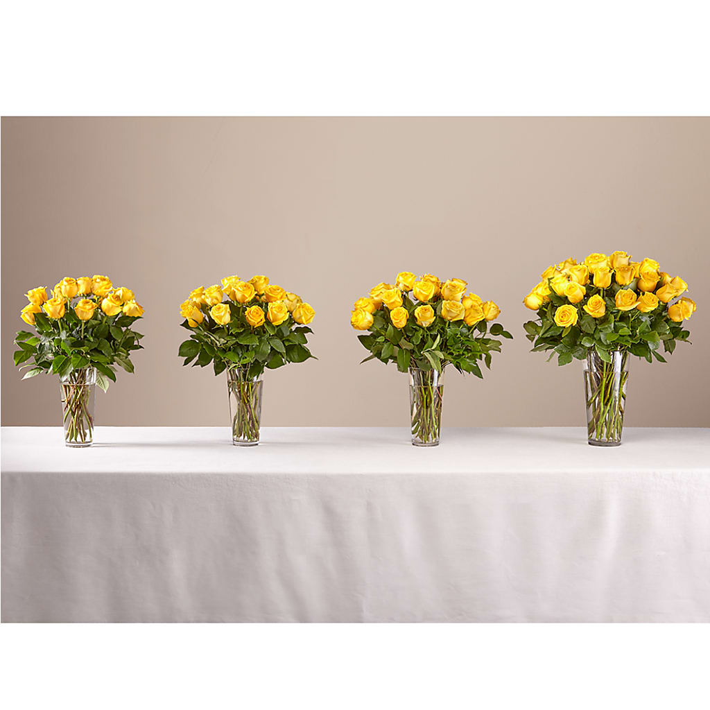 Long Stem Yellow Rose Bouquet – BO'S ACCENT FLOWERS, Middlesboro KY