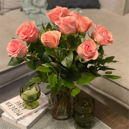 Long Stem Pink Rose Bouquet – BO'S ACCENT FLOWERS, Middlesboro KY