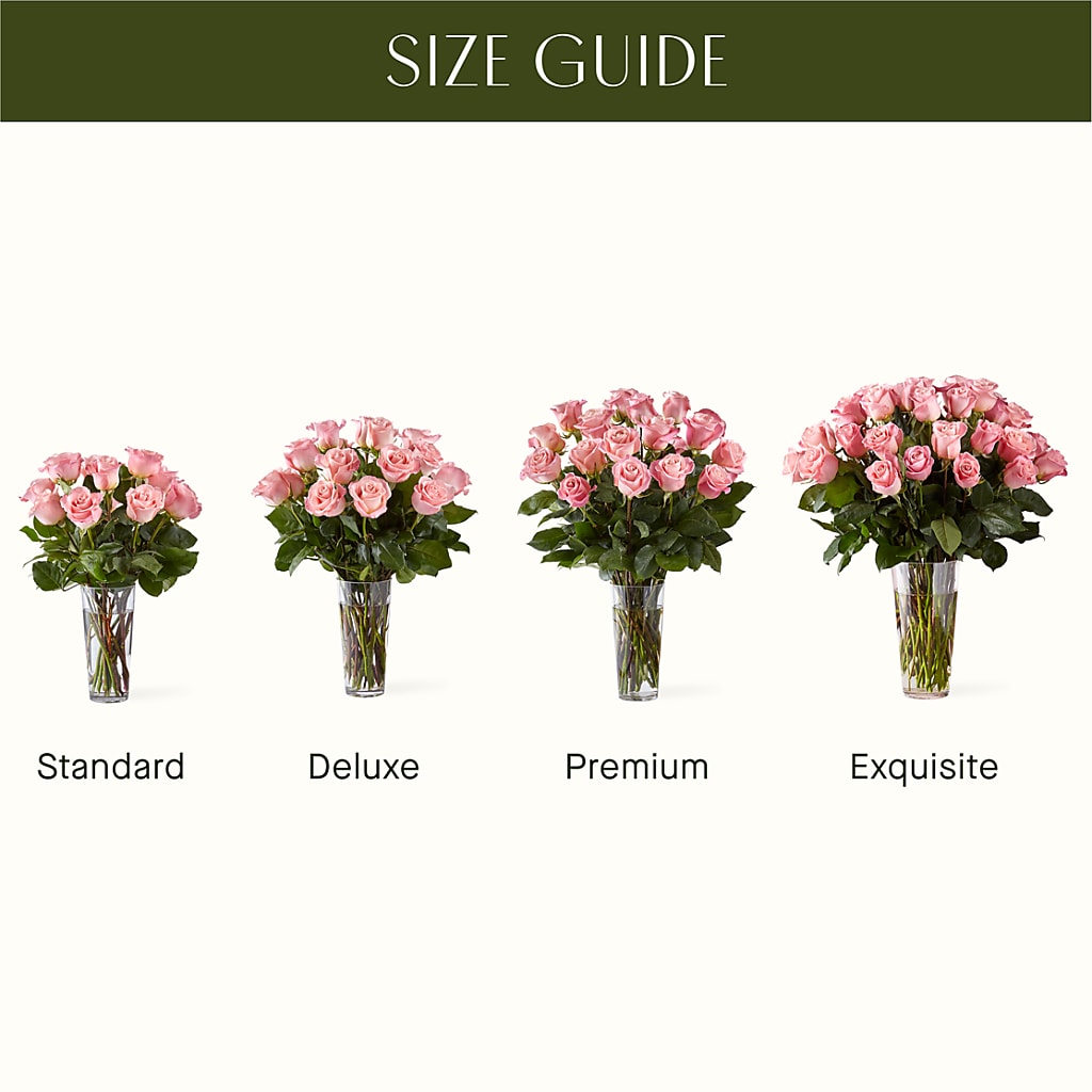 Long Stem Pink Rose Bouquet – BO'S ACCENT FLOWERS, Middlesboro KY