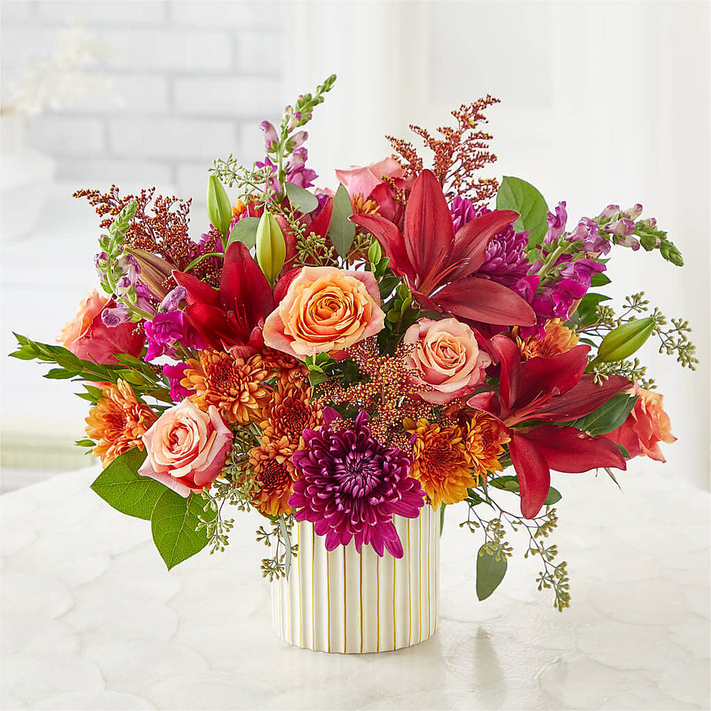 Burgundy Landscape Bouquet – BO'S ACCENT FLOWERS, Middlesboro KY