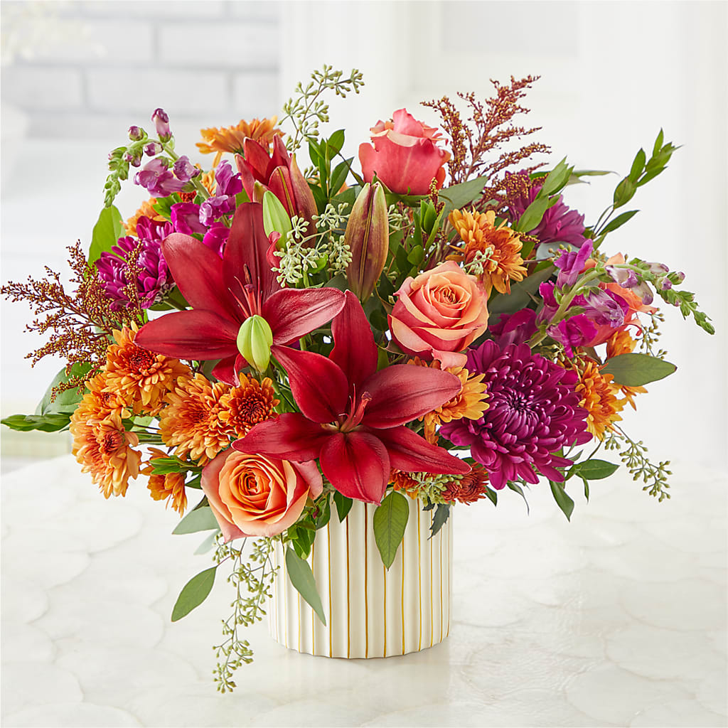 Burgundy Landscape Bouquet – BO'S ACCENT FLOWERS, Middlesboro KY