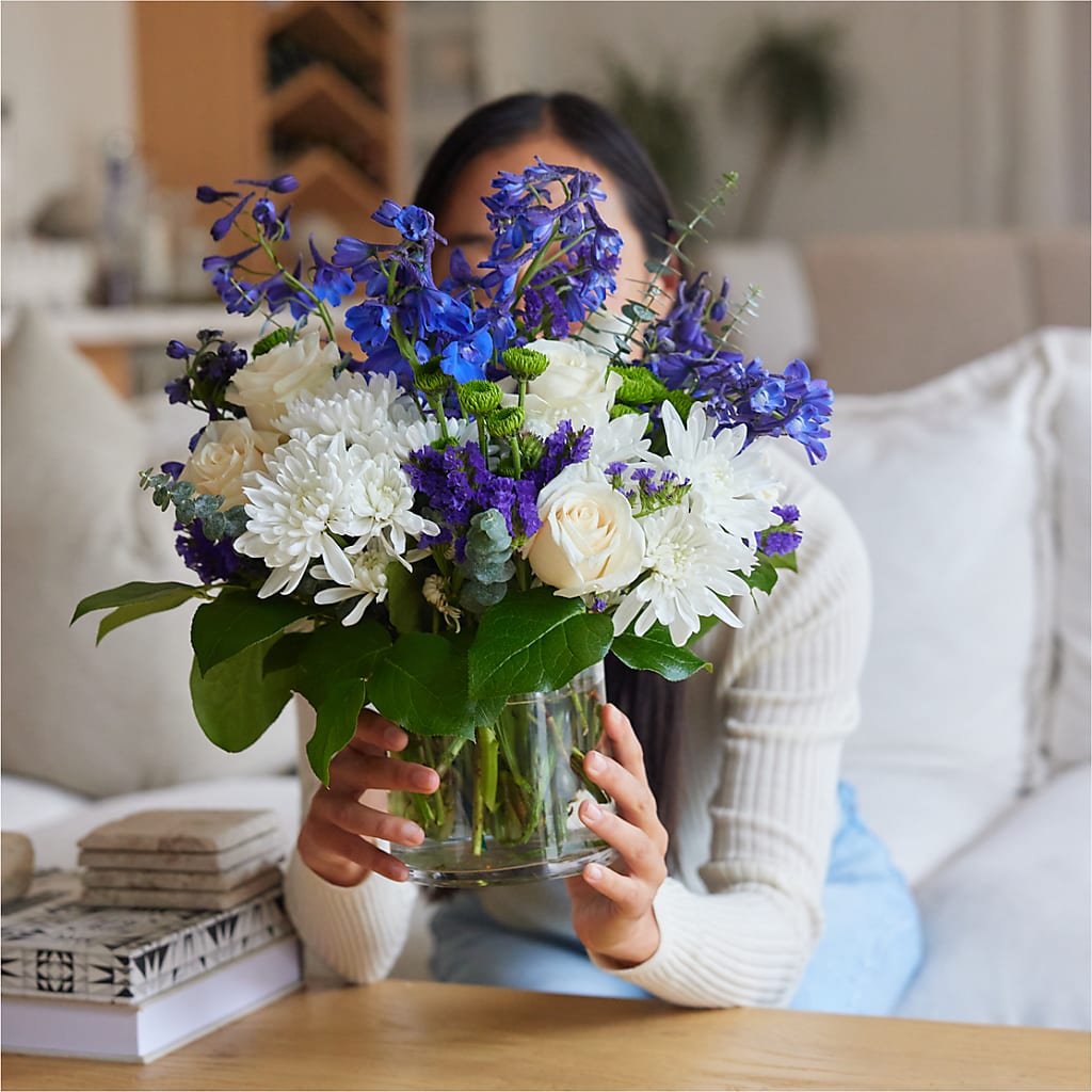 Cerulean Waves Bouquet – BO'S ACCENT FLOWERS, Middlesboro KY