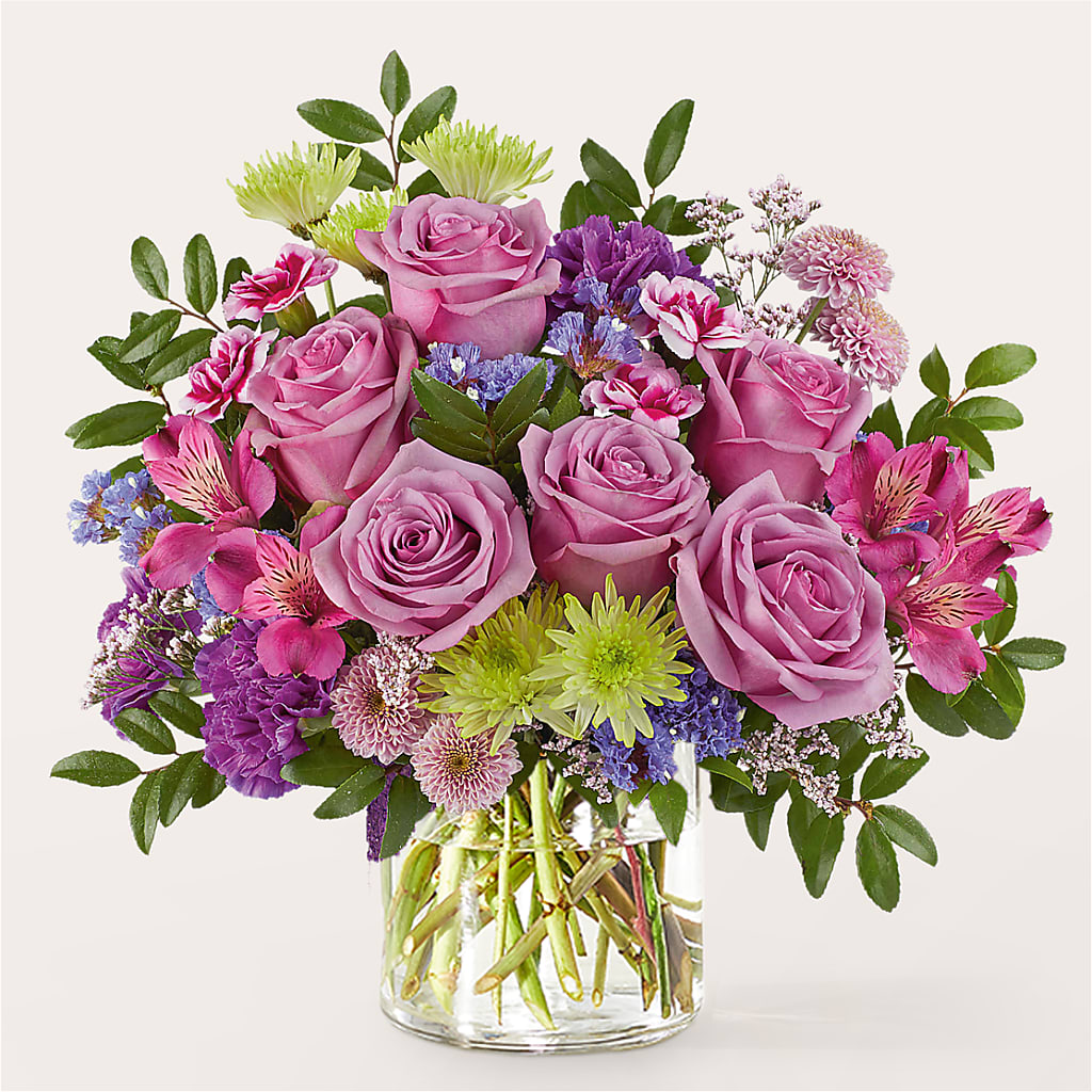 Glass Half Full Bouquet – BO'S ACCENT FLOWERS, Middlesboro KY