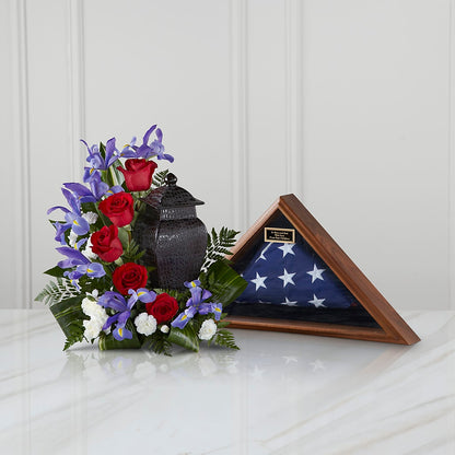 Patriotic Tribute Arrangement – BO'S ACCENT FLOWERS, Middlesboro KY